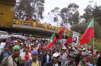 La minga suroccidente, la lucha por la paz y la lucha por la tierra