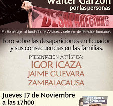 Homenaje a Walter Garzón: fundador de Asfadec