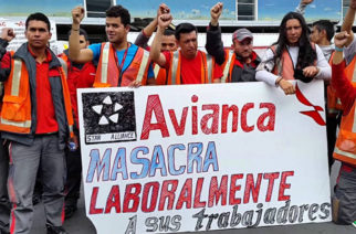 Apoyo y solidaridad con el conflicto de los trabajadores de Avianca