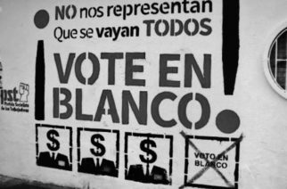 A protestar: ¡vote en blanco!