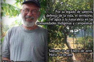 Saludo de condolencia a familiares y amigos de Javier Múnera