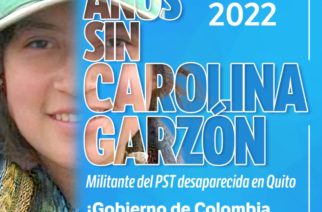 10 años sin Carolina Garzón Que respondan los Gobiernos de Colombia y Ecuador