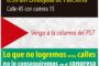 DECLARACIÓN #1M No conseguiremos en el congreso lo que no logremos en las calles